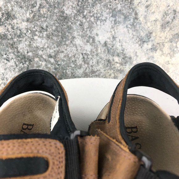 GH Bass & Co Men's Size 11M Northview Brown Leather Open Toe Hook & Loop Sandals - Picture 8 of 13